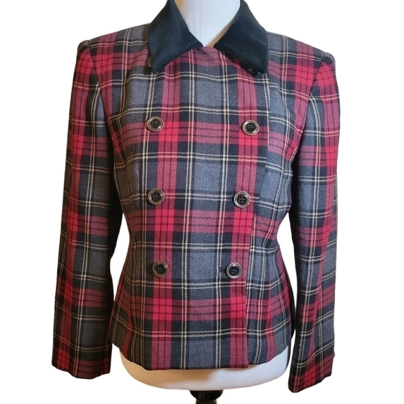 RENA Rowar for Saville blazer jacket with a velvet collar size 10p - Picture 1 of 8